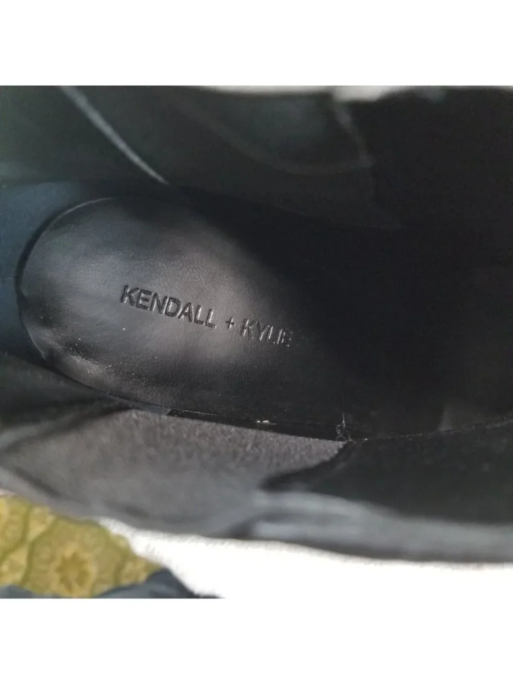 Kendall + Kylie Shoes Womens Size 8 Black Leather Pointed Toe Ankle Boots *Read*